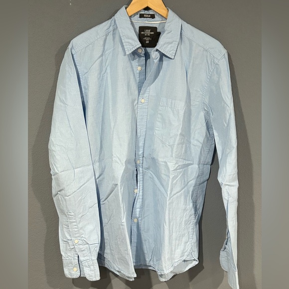 2 Men’s Long sleeve shirts Calvin Klein and H&M size Large - Picture 4 of 6